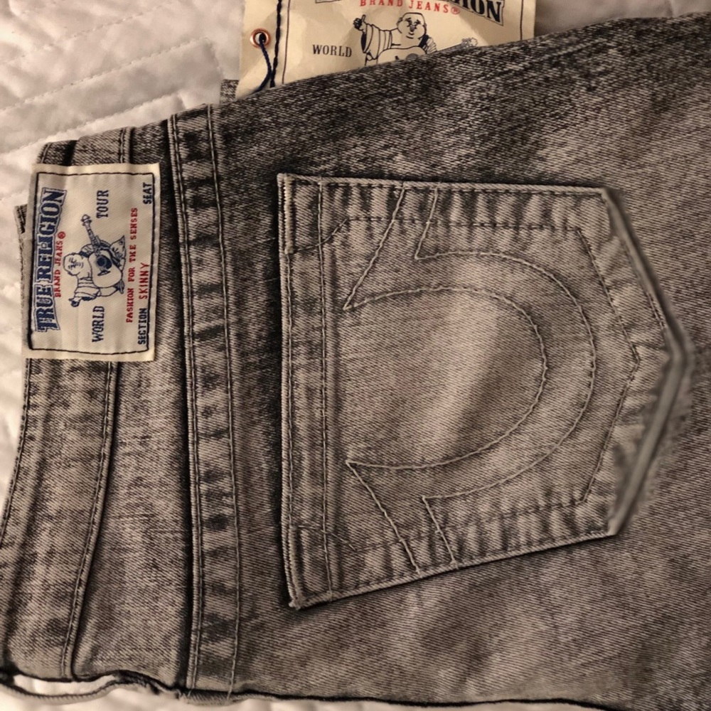 True Religion stone wash jeans